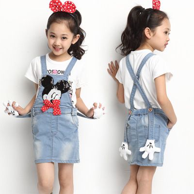 mickey mouse denim dress