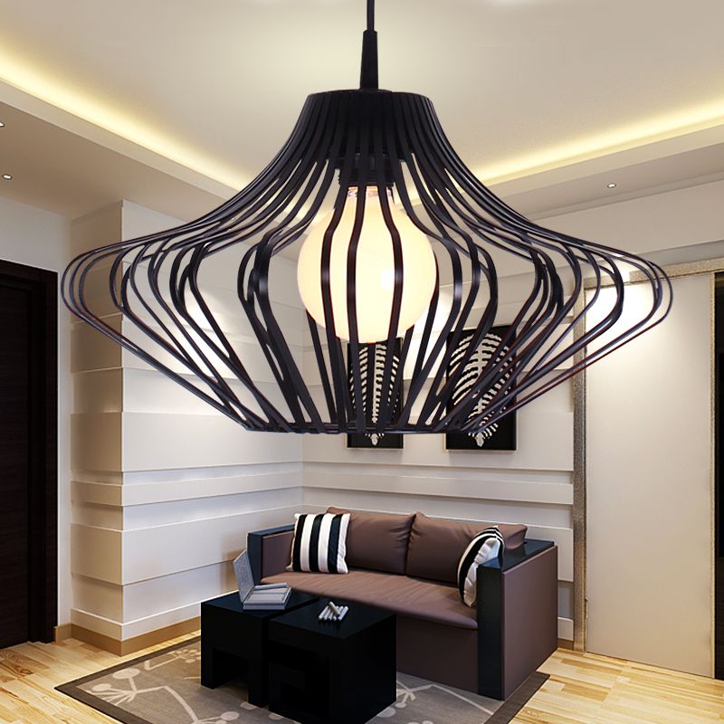 Wrought Iron Pendant Light Modern Brief Lighting Fitting Bedroom Lamp Pendant Lamp Modern Pendant Lights Kitchen Hanging Lights From Zhenhao9588
