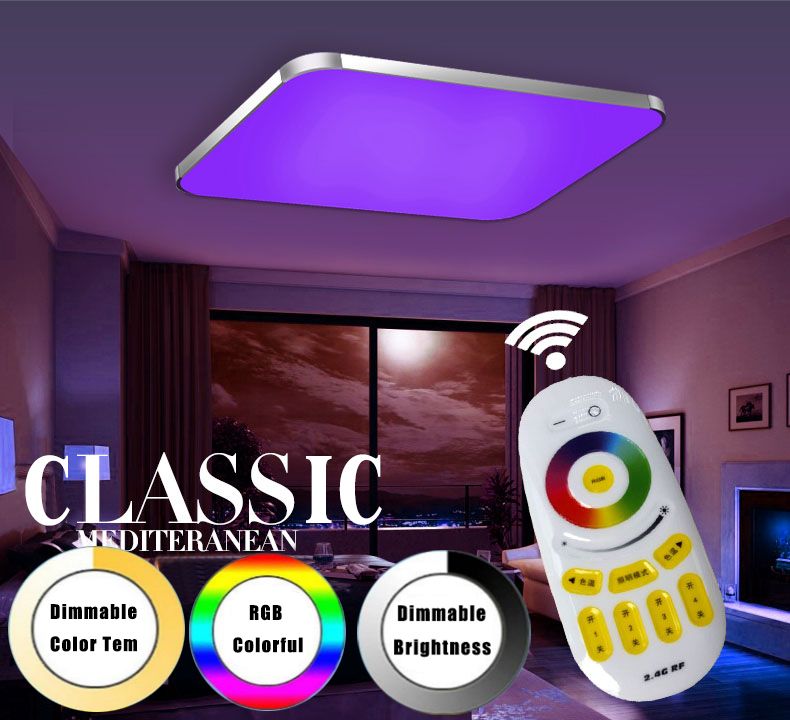 Grosshandel Moderne Led Deckenleuchten Wohnzimmer 2 4g Remote Group Controlled Dimmbare Farbwechsel Hause Deckenleuchte Leuchte Licht Von Wyiyi