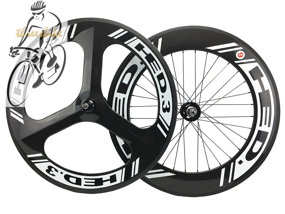 hed tri spoke front wheel