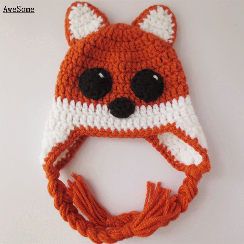 orange baby hat