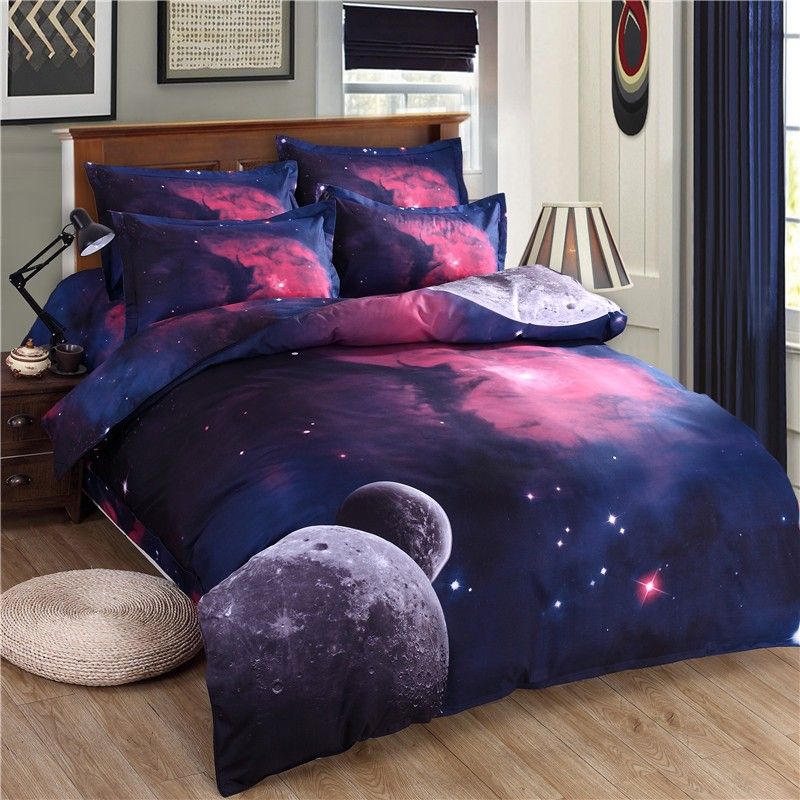 En Iyi Kalite 3d Galaxy Yatak Takimlari Ikiz Kralice Evren Dis Uzay Temali Yatak Ortusu 3 Adet 4 Adet Yatak Keten Yatak Levhalar Nevresim Seti Ucuz Fiyata Online Dhgate Com