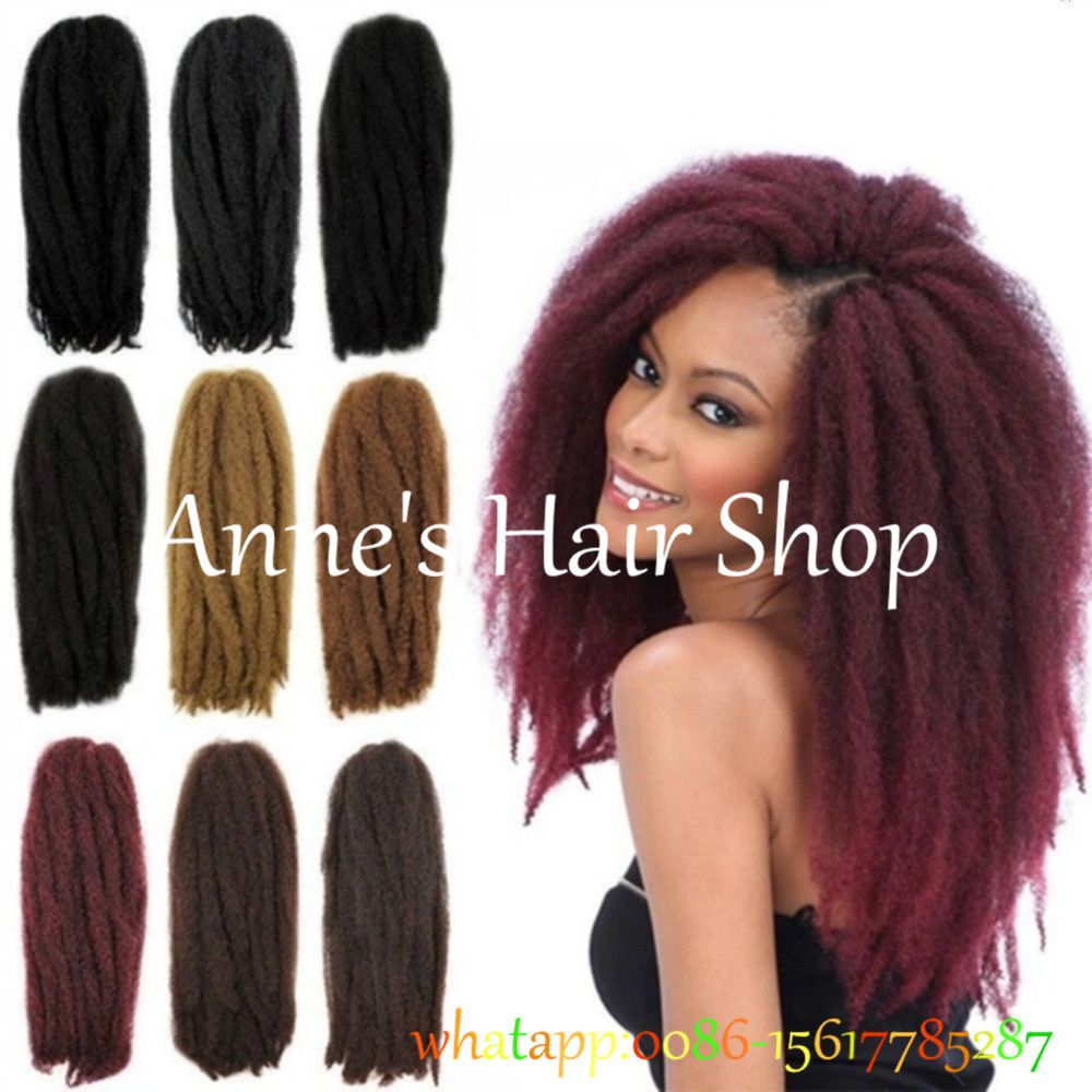 2016 Cheap 100g Afro Kinky Twist Hair Marley Braids Braiding Hair