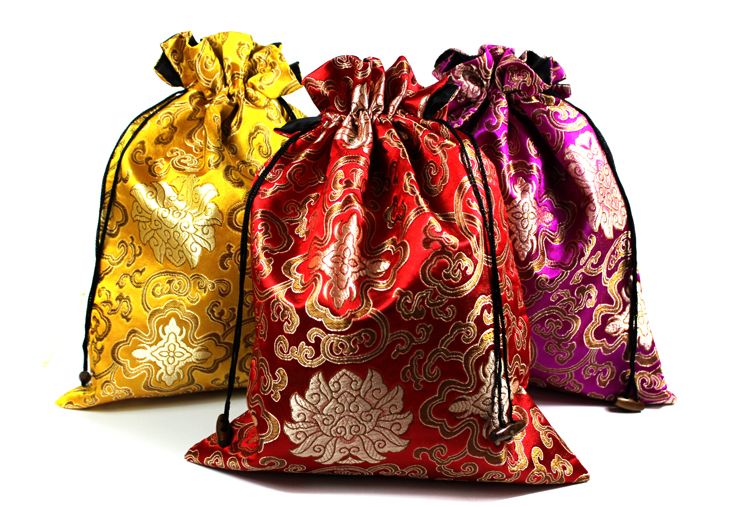 silk shoe bags