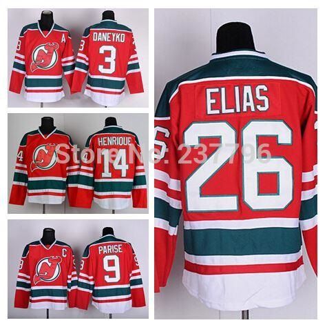 devils red and green jersey