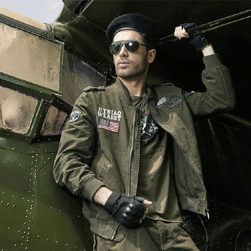jaket bomber pilot army