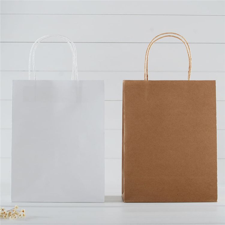 white bag wedding