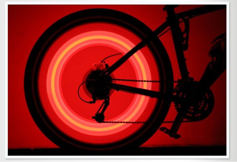 Colorful Bike Bicycle Cycling Spoke Wire Tire Tyre Wheel LED Bright Light Lamp R
