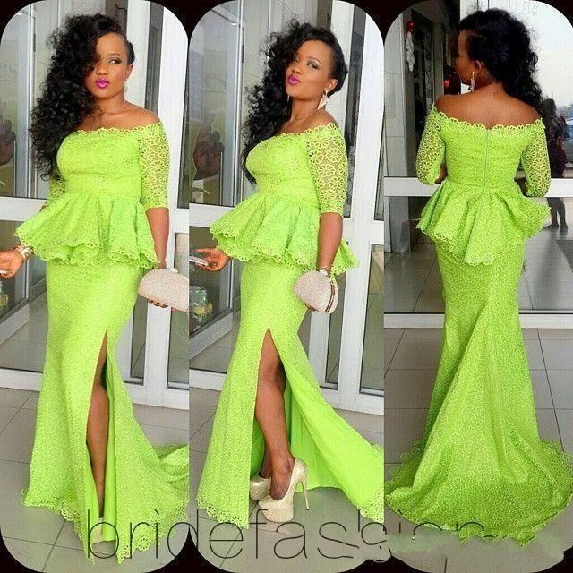 nigerian peplum dresses