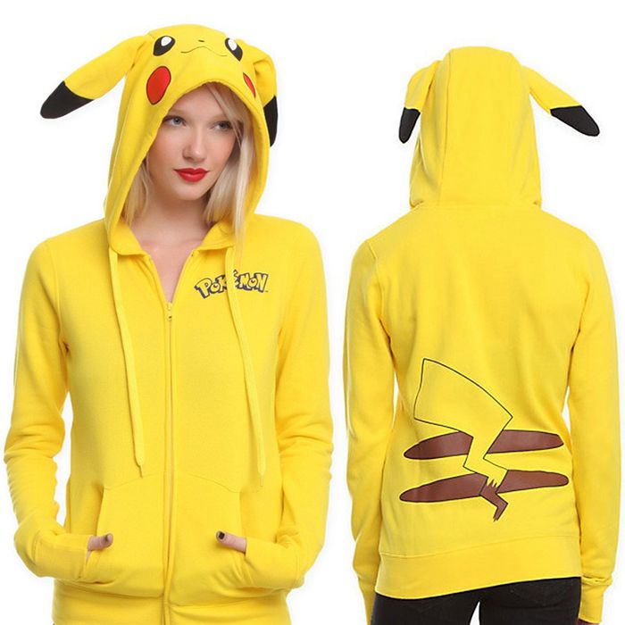 Compre Nova Primavera Outono Kawaii Dos Desenhos Animados Pikachu Camisola Unisex Harajuku Moletom Feminino Zipper Moletom Com Capuz Camisolas Letras Impressas Sportswear De Lixiaoqiao, $92,09 | Pt.Dhgate.Com