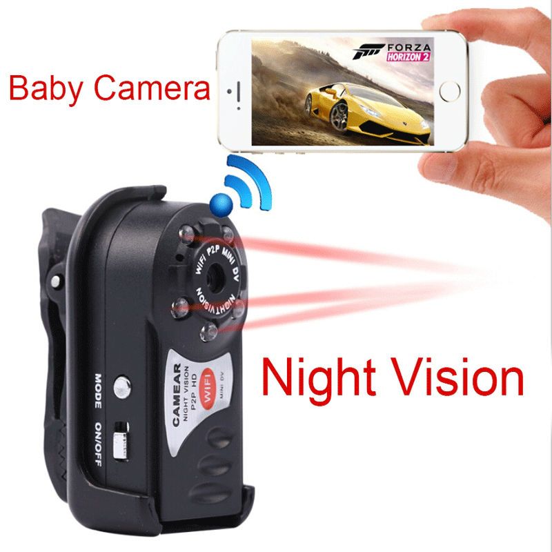 Q7 WiFi HD Camera Wireless IP Cam Mini DVR Night Vision Infrared Video Recorder