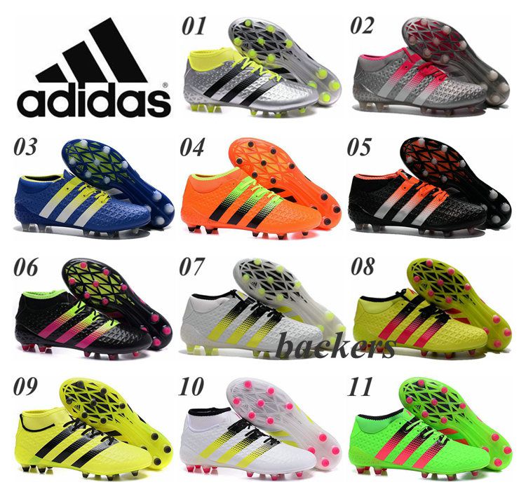 Adidas Ace 2016 Etch Pack FG Boots Soccer Zapatos Barato Original F￺tbol