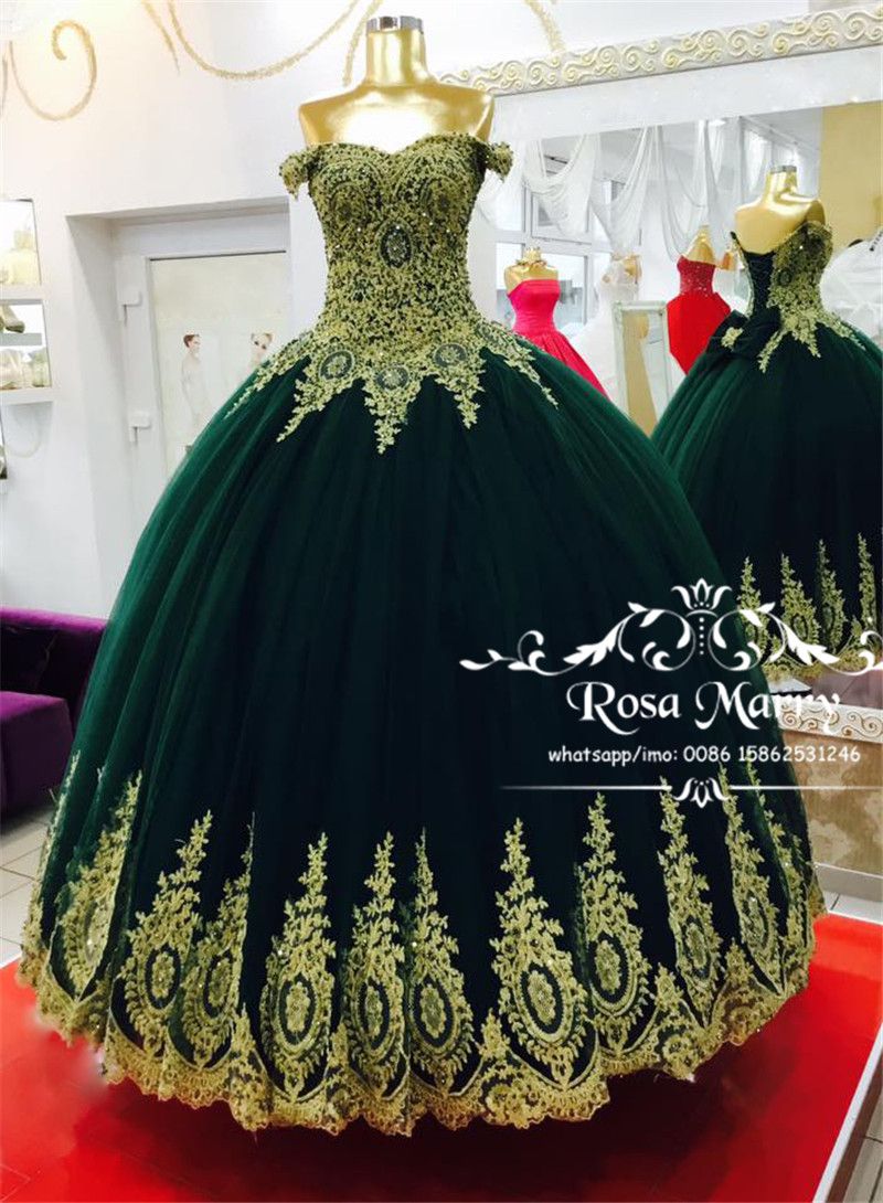 off the shoulder emerald green prom dress