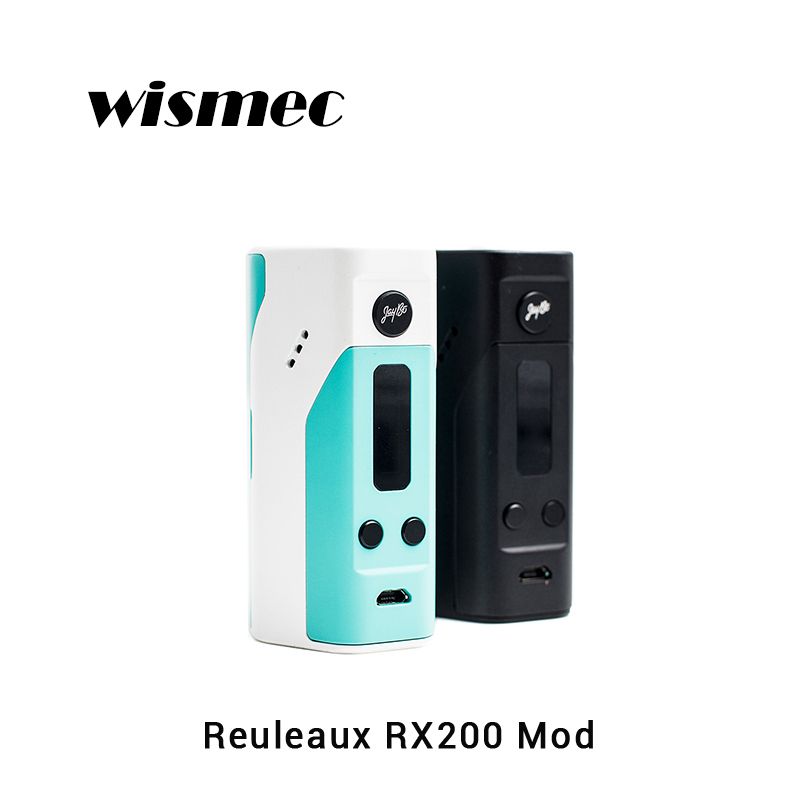 authentic wismec reuleaux 200w box mod rx 200w tc mods kit 3 18650
