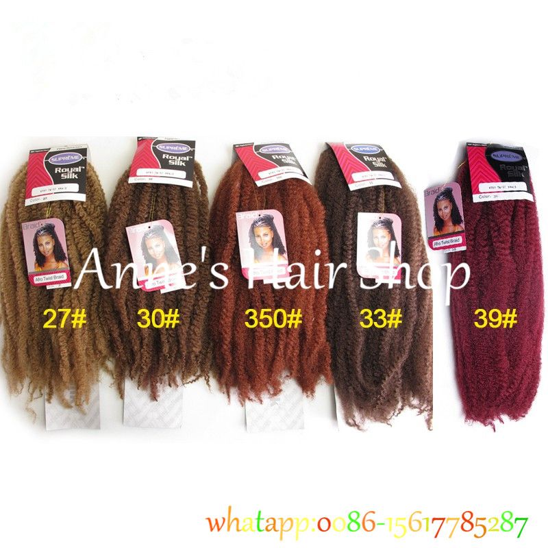 2016 Cheap 100g Afro Kinky Twist Hair Marley Braids Braiding Hair