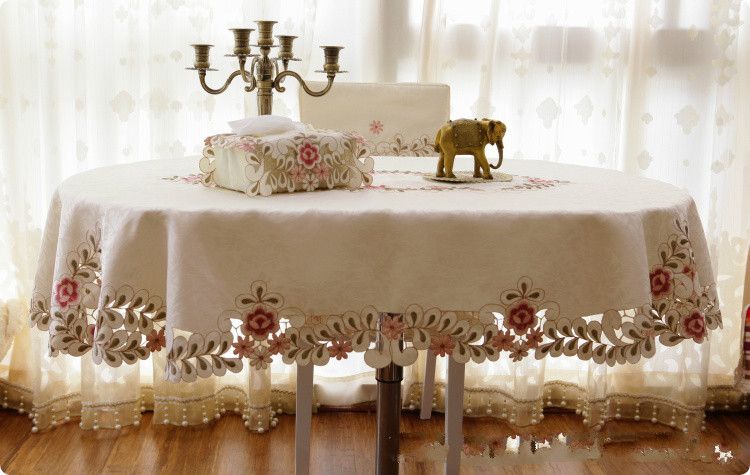 Whole Fashion Elliptical Table Cloth Oval Dining