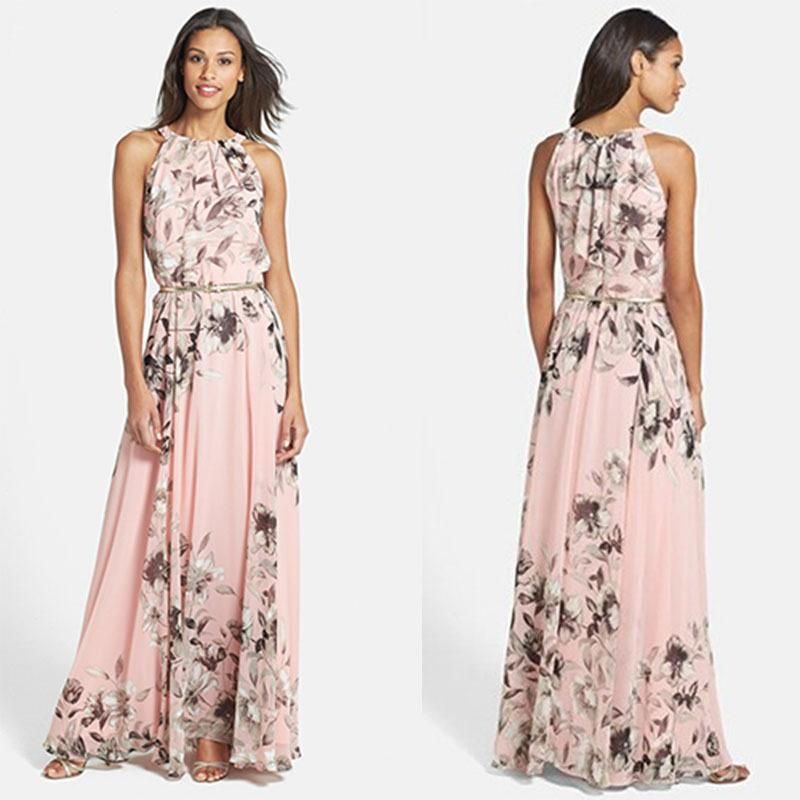 abito lungo estivo a fiori