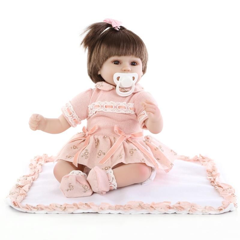 17Inch 45cm New Born Baby Dolls Bebe Reborn Menina Children Best Gift Silicone Reborn Baby Dolls For Kids Handmade Princess Bonecas Girls Baby Doll Accessories For 18 Dolls From Eonslong, $47.04| DHgate.Com
