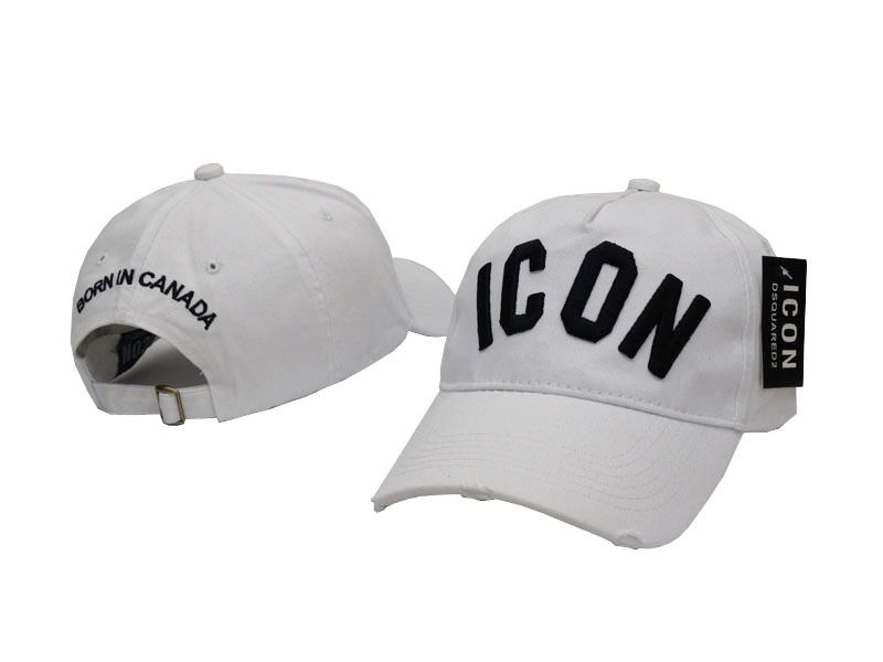 dsquared icon cap white