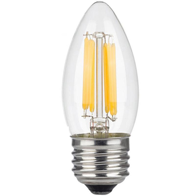 Dimmable 6w Led Edison Filament Candle 4 Watt 60 Equivalent Dimmable 6w Led Edison Filament Candle