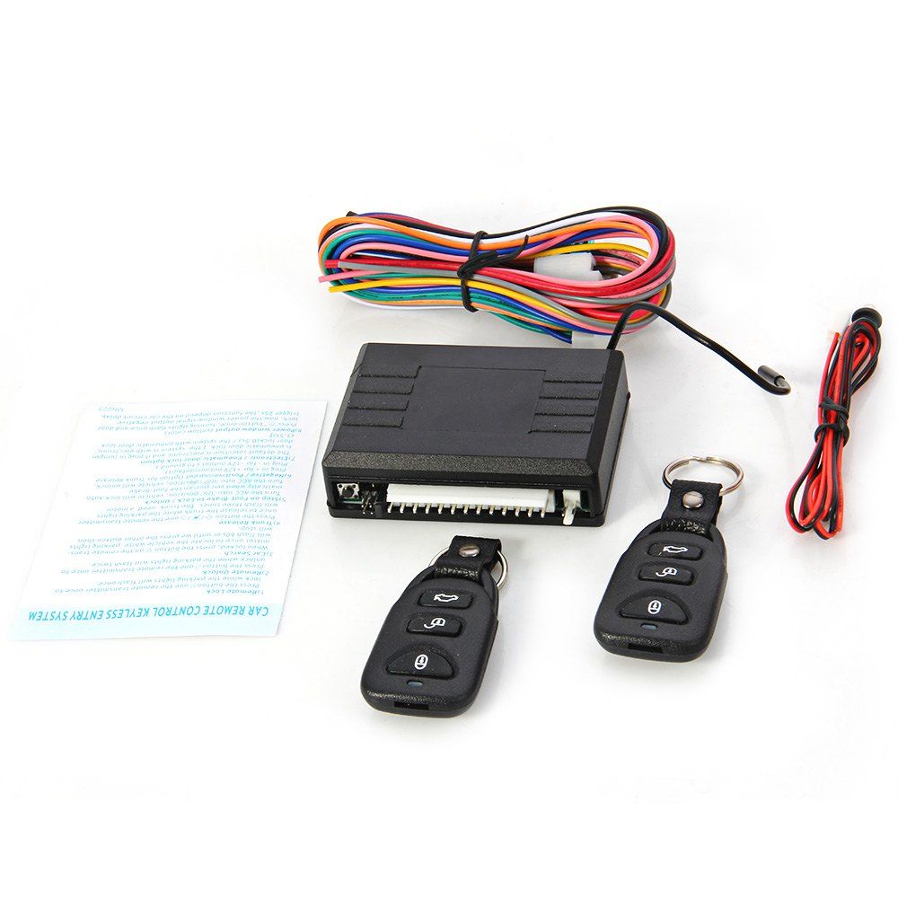 Car 12V Power Door Lock Unlock Remote Control Central Kit Keyless Entry System