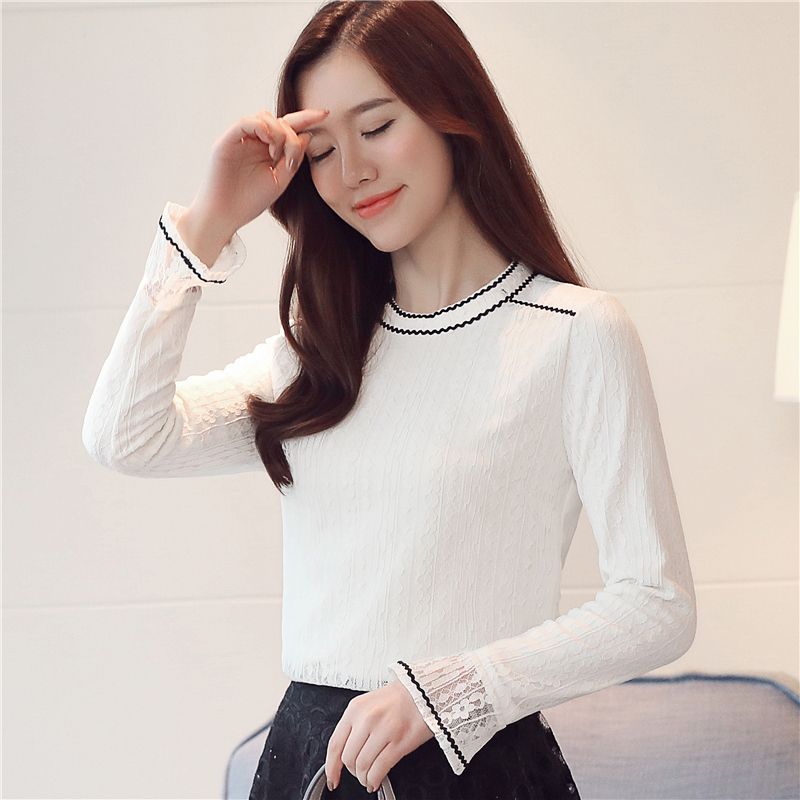 korean long sleeve blouse