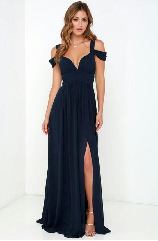 off shoulder dress chiffon