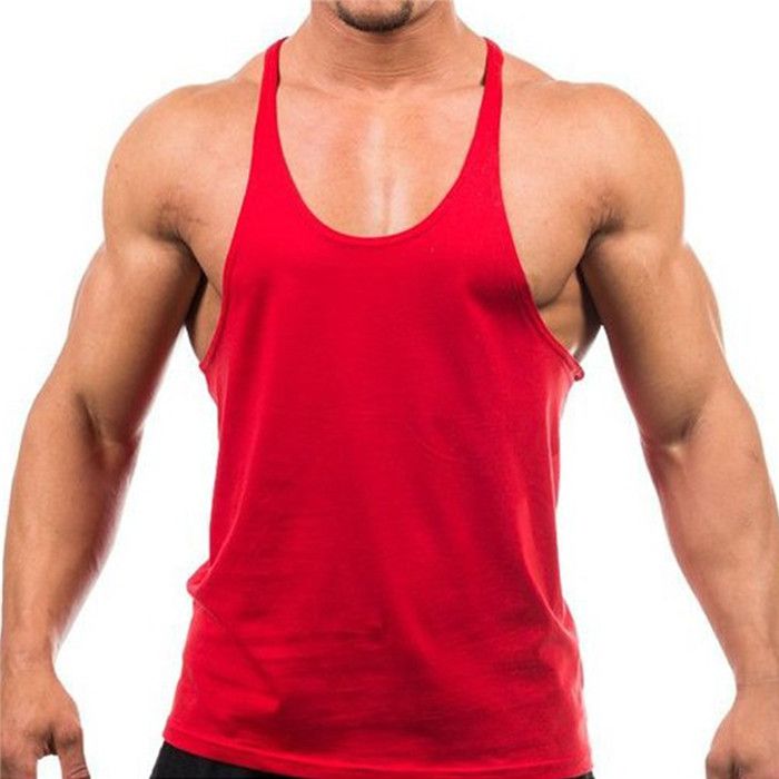 2020 New Arrivals Mens Vest Thin Strap Training Tank Tops Bodybuilding