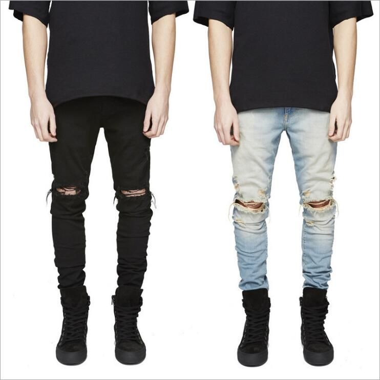 kanye ripped jeans