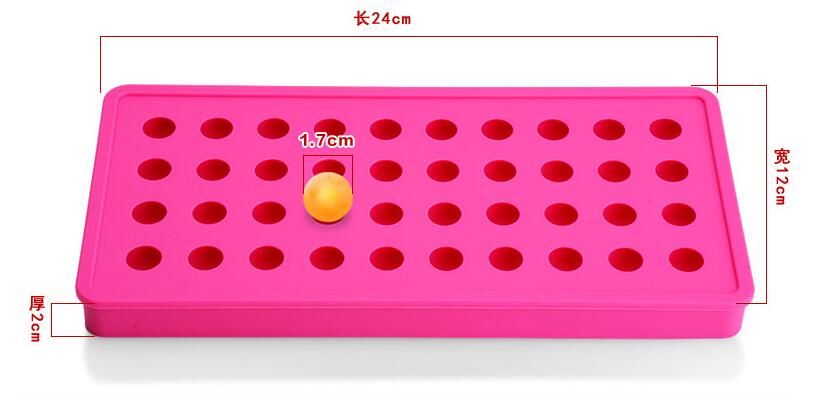 High Quality New Brand Silicone 40 Cavities Dia 1.7cm Small Ball Ice Cube  Tray Mould Chocolate Mold From Shinyyao, $4.88