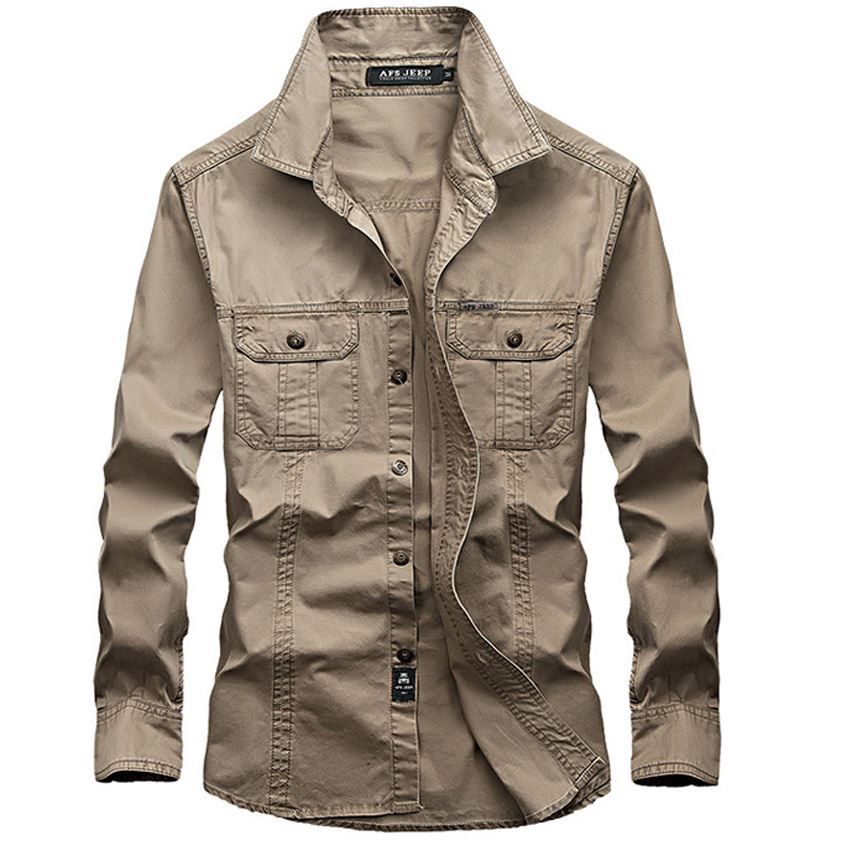 Discount Mens Casual Army Shirt Full 