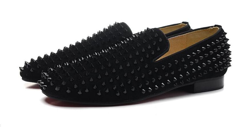 Nuevo la para hombre picos de color negro con cuero negro importa oxfords,