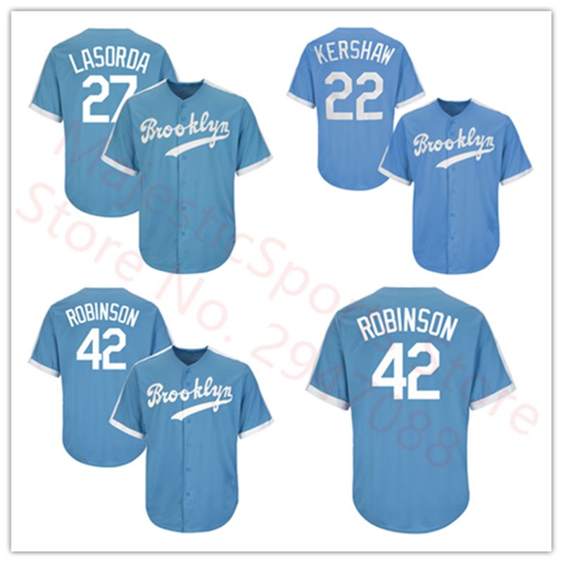 jackie robinson light blue jersey