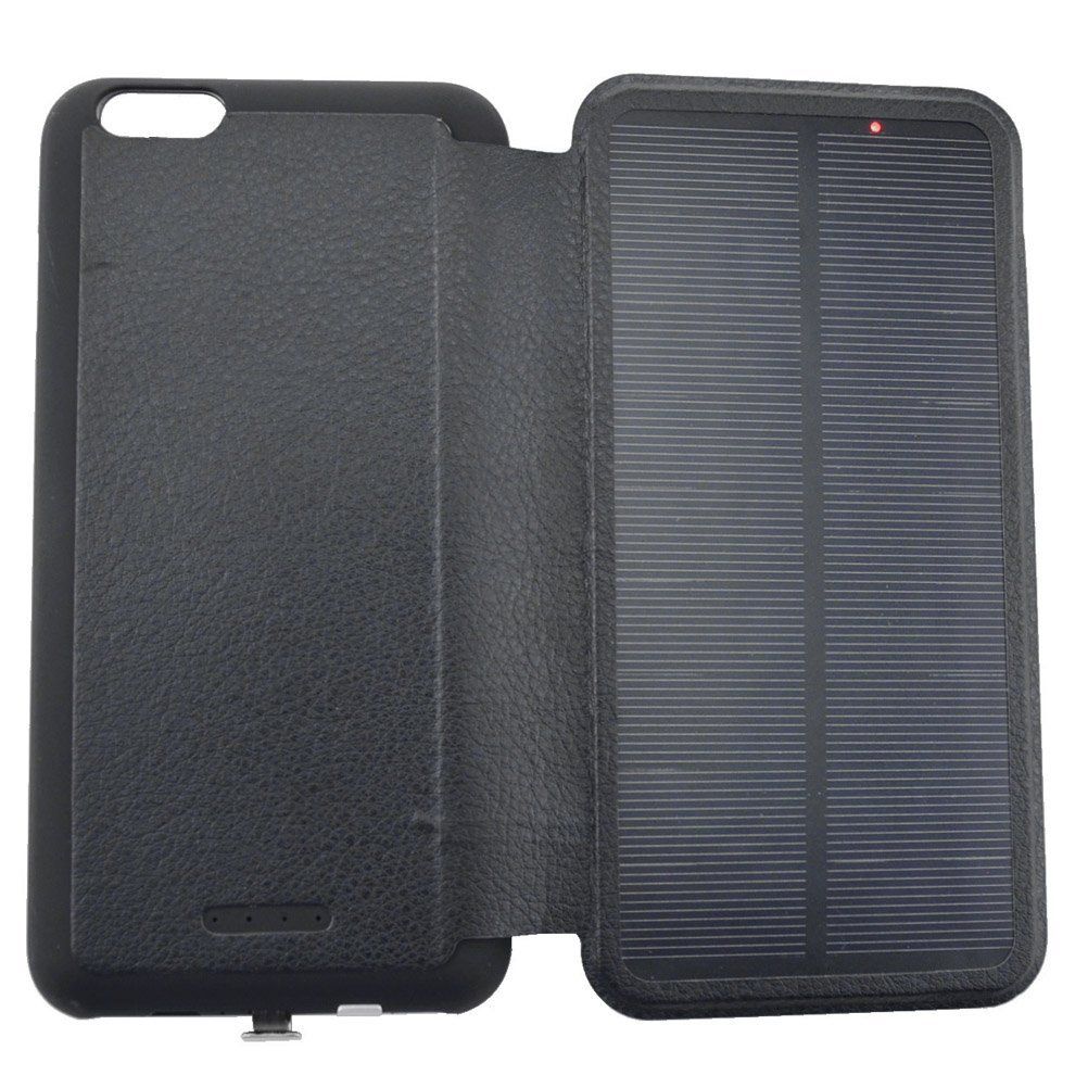 4200mAh Solar Power Iphone Charger Case Charging External Battery And Charger Case For IPhone6