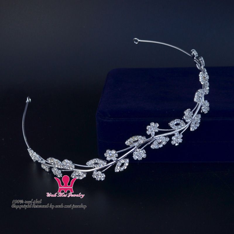 Las Mujeres Tiara Corona Diamantes De Imitación Chica Diadem Las Mujeres Tiara Corona Diamantes De Imitación Chica Diadem