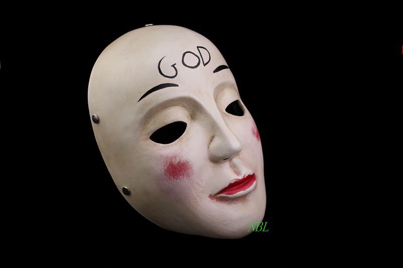 profesional Rebelión rociar Mascarada de purga de la película DIOS Máscara de resina Tamaño adulto  Disfraz de Cosply Halloween