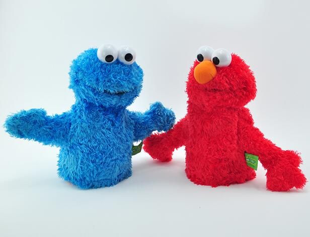 cookie monster hand puppet