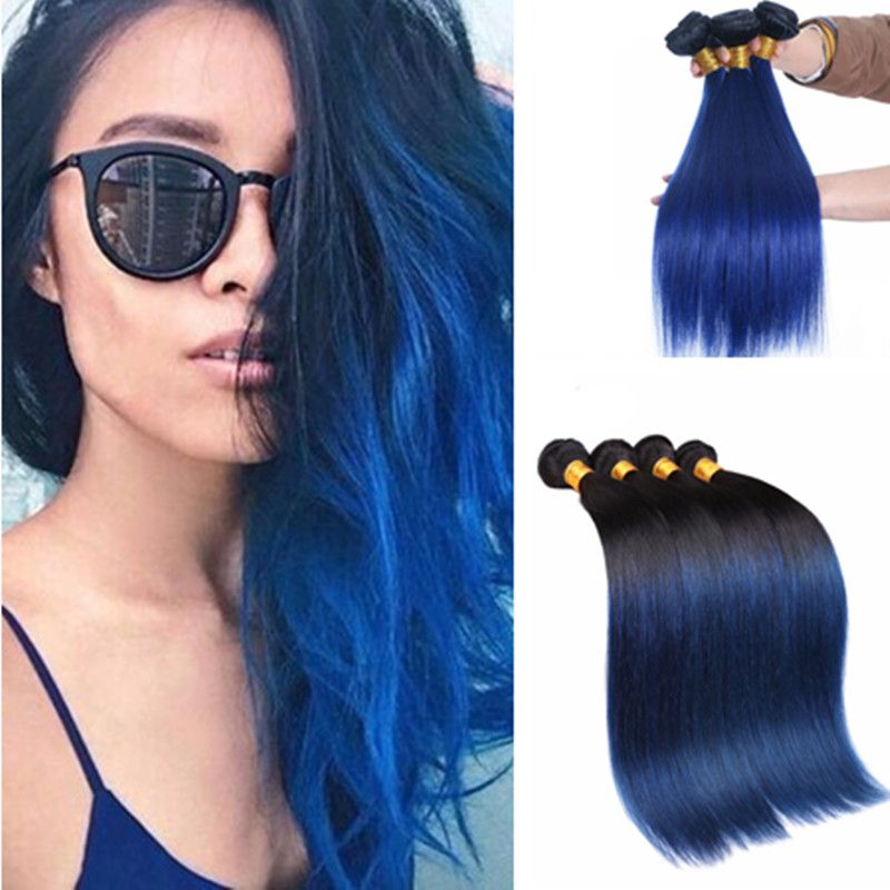 2019 Ombre Hair Extensions Brazilian Malaysian Peruvian Straight