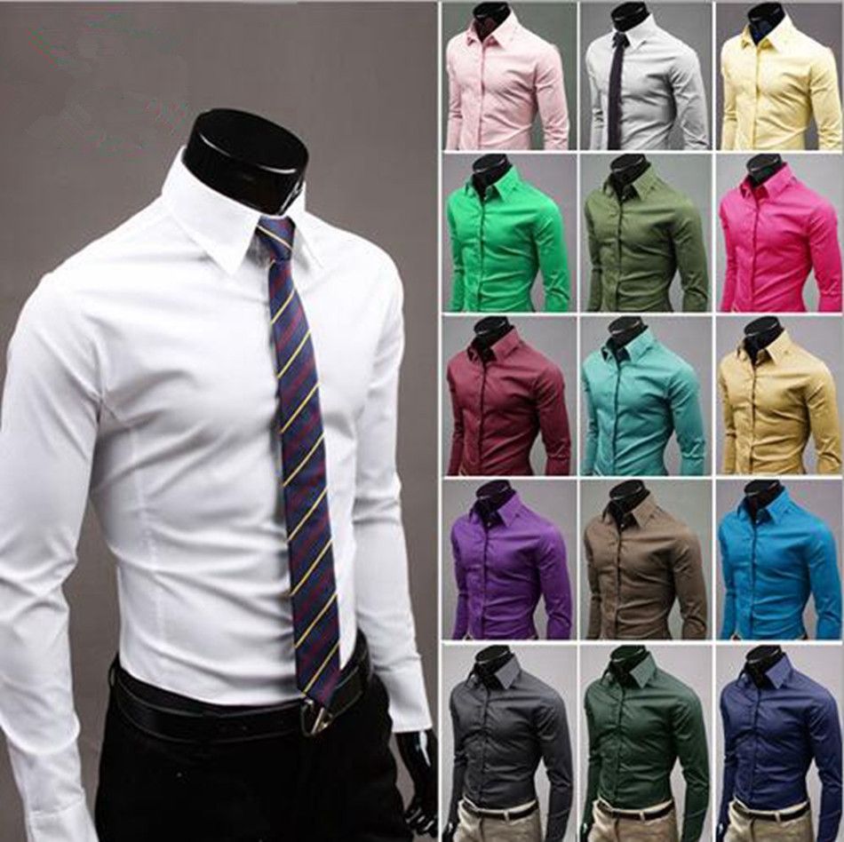 Color de camisas para hombre Clearance