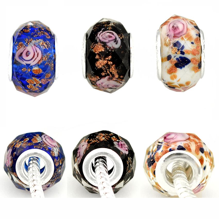 pandora murano glass beads size