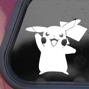 POKE PIKACHU ANIME CAR STICKER DECALS Pocket Monster PokéMon Go Truck Window Wall Laptop Vinyl Decal Sticker Black White POKE PIKACHU ANIME CAR STICKER DECALS Pocket Monster PokéMon Go Truck Window Wall Laptop Vinyl Decal Sticker Black White