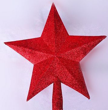 The Christmas Tree Ornaments The Tree Top Star 20cm Golden Red Silver Star For Christmas Supplies Xmas Decoration Items Xmas Decoration Sale From
