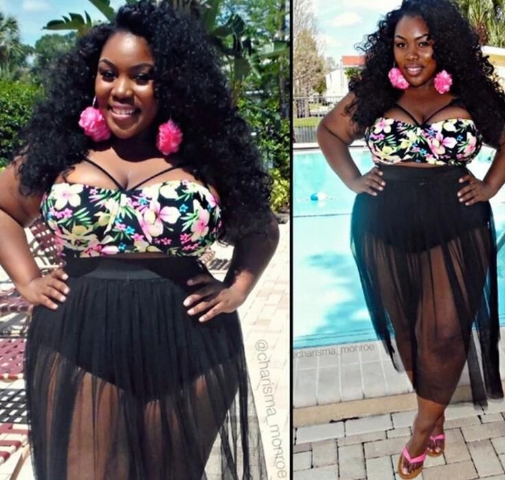 swim wear for fat woman