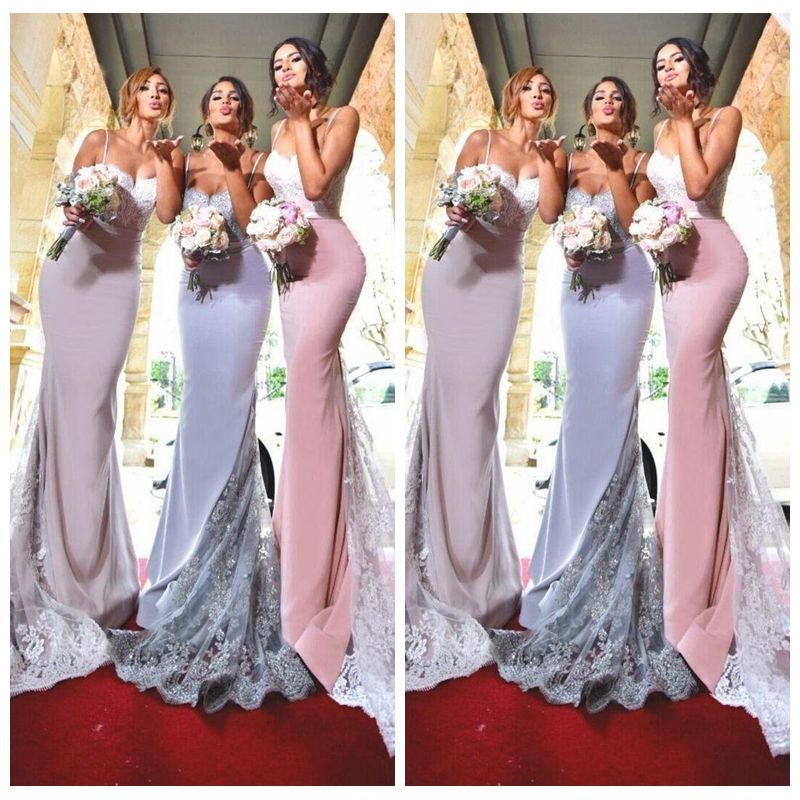 bridesmaid fishtail dresses