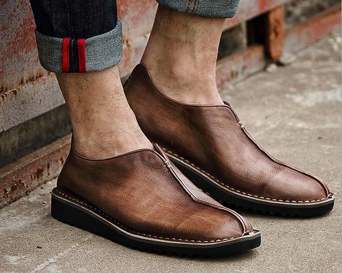 western style shoes mens