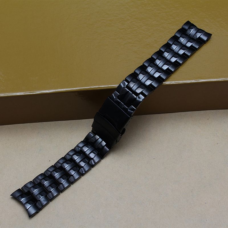 watches with black metal strap