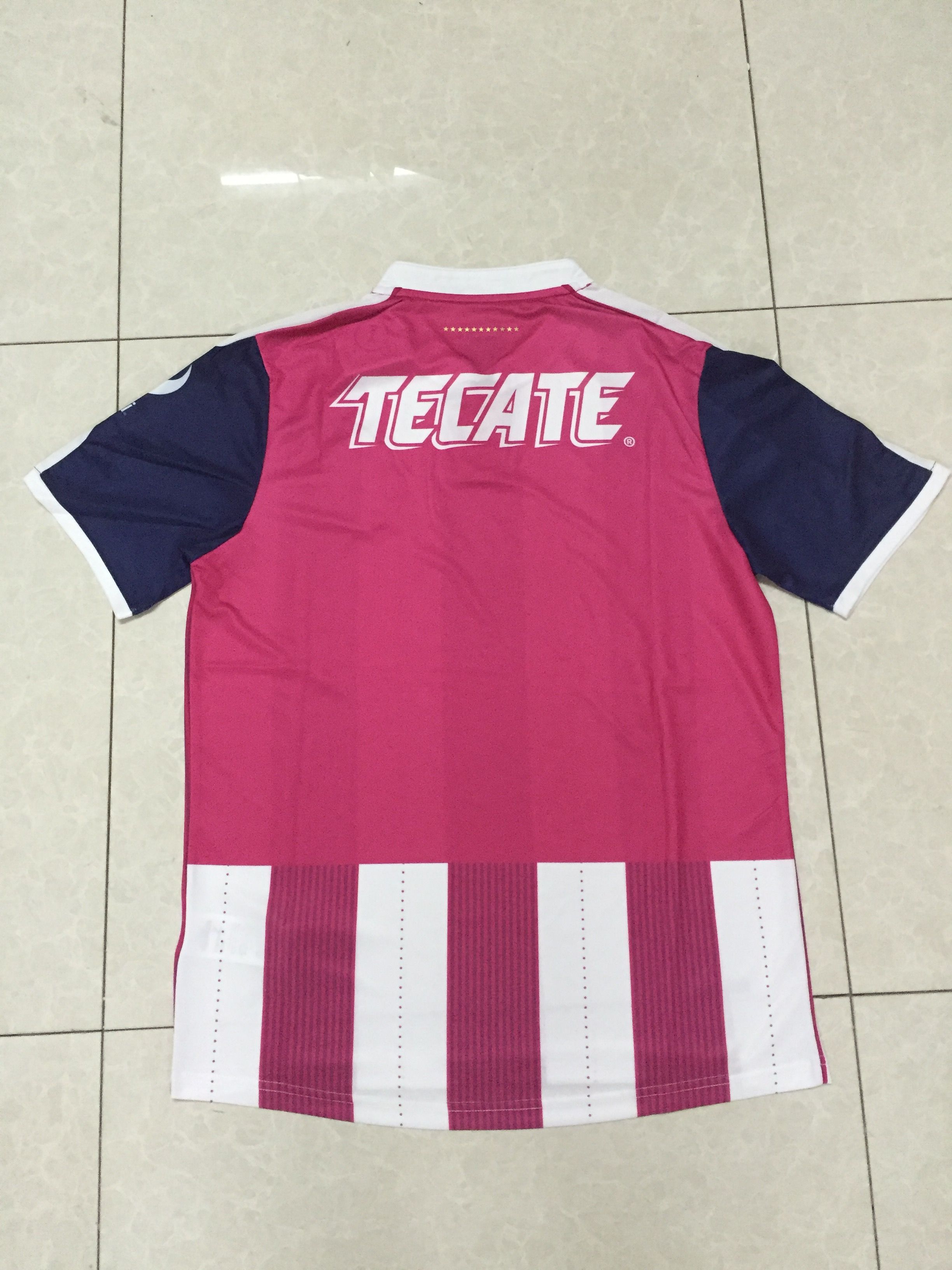 Shirts 16 17 Chivas Pink Soccer Jersey 