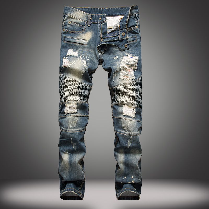 men's ripped distressed jeans