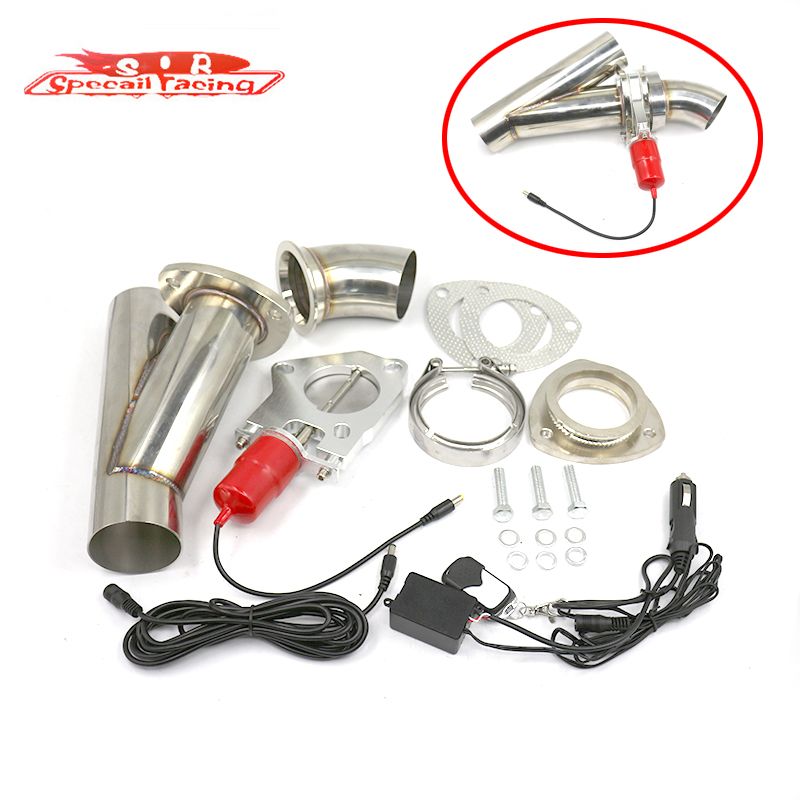 2021 SR 2.25/2.5/3 Electric Exhaust Cutout Y Pipe Cut Out Racing Exhaust Valve System Kit With
