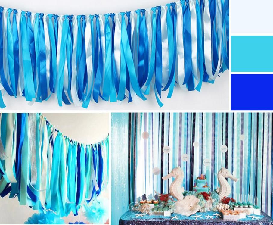 ribbon tassel garland